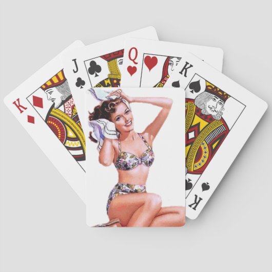 Doe de Do Pin Up Speelkaarten (Achterkant)
