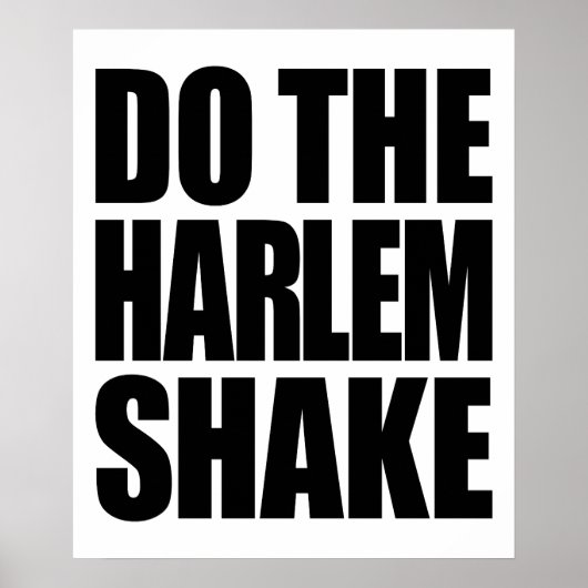 Doe de Harlem Shake Poster (Voorkant)