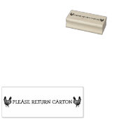 DOE DE KIST RETOUR 	RUBBERSTEMPEL (Gestempeld)