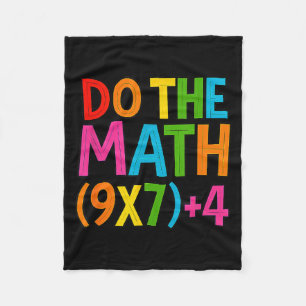 Doe de Math 67 Meme 6 7 Grappige Zes Zeven Fleece Deken