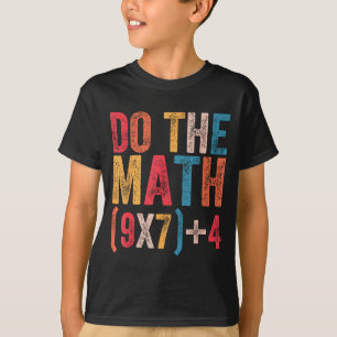 Doe de Math 67 Meme Grappig 6 7 Zes Zeven Mannen V T-shirt