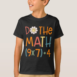 Doe de Math 67 Meme Grappige Zes Zeven Wiskundeler T-shirt