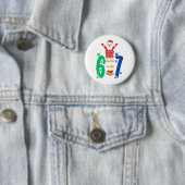 Doe de Math 67 Meme Kerstmis Ronde Button 5,7 Cm (In situ)