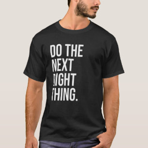 Doe de volgende juiste leider het volgende recht t-shirt