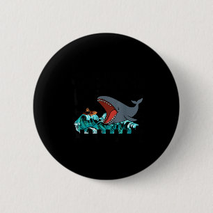 Doe de wil van god man walvis christen ronde button 5,7 cm