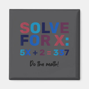 Doe De Wiskunde 67 Meme Grappig Zes Zeven, Algebra Magneet