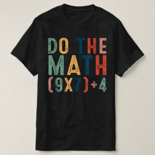 Doe De Wiskunde 67 Meme Grappig Zes Zeven Mannen V T-shirt