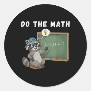 Doe De Wiskunde 67 Meme Grappige Zes Zeven Wiskund Ronde Sticker