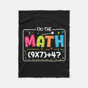 Doe De Wiskunde 67 Meme Match Leraar Funny Fleece Deken