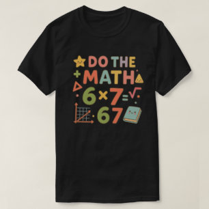 Doe de Wiskunde – Trendy Kawaii Klaslokaalontwerp T-shirt
