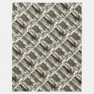 Doe Deer in de sneeuw Fleece Deken