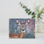 Doe Deer Painting Briefkaart (Staand voorkant)
