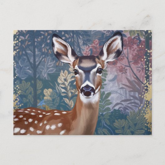 Doe Deer Painting Briefkaart (Voorkant)