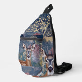 Doe Deer Patroon Sling Bag (Rechterhoek)