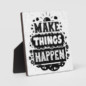 Doe dingen gebeuren fotoplaat (Voorkant)