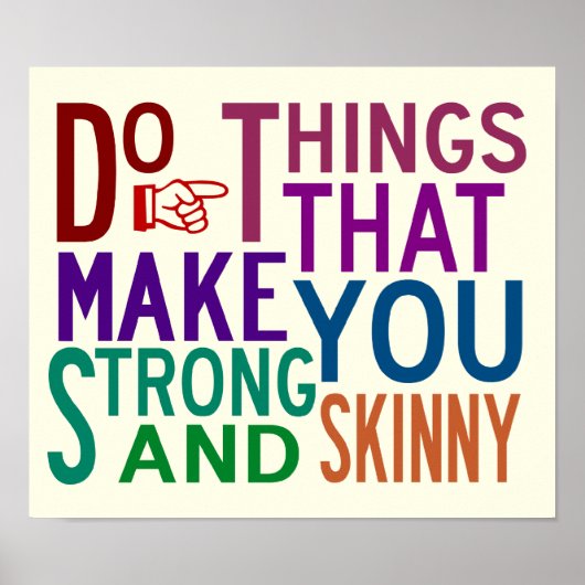 Doe dingen - Inspiratie Poster (Voorkant)