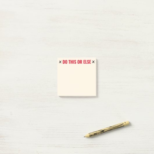 Doe dit of andere grappigheid post-it® notes (Op bureau)