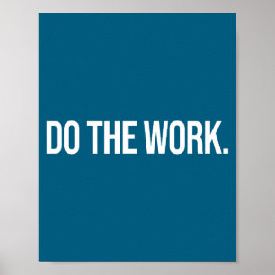 Doe Dotheworkdesigns Werk Klein Zwart Poster