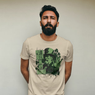 "Doe een biertje in mijn hand" St. Patrick’s Day T-shirt