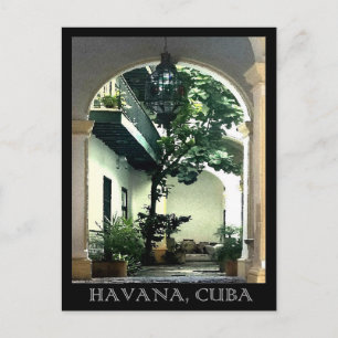 Doe een Courtyard in, Havana, Cuba Briefkaart