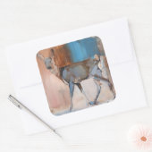 Doe een Deer 2014 Vierkante Sticker (Envelop)