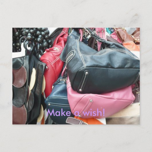 Doe een wens! briefkaart (Voorkant)