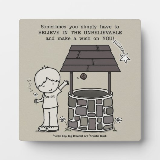 Doe een wens voor je! fotoplaat (Voorkant)