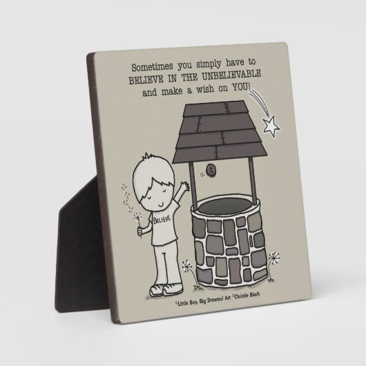 Doe een wens voor je! fotoplaat (Voorkant)