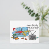 Doe eens iets anders op je verjaardag briefkaart (Staand voorkant)