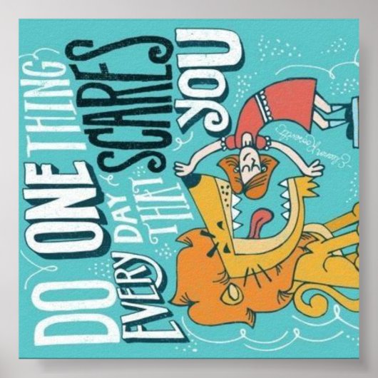 Doe elke dag één ding dat je Poster geeft (Voorkant)