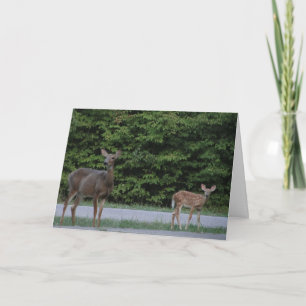Doe en fawn kaart