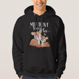 Doe en Fawn Mijn tante houdt van me Hoodie