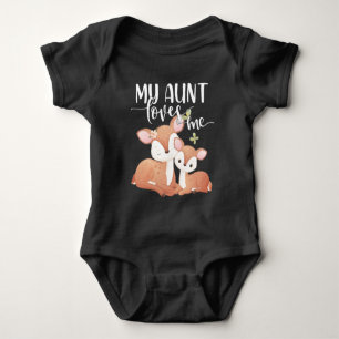 Doe en Fawn Mijn tante houdt van me Romper