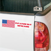 DOE ER EEN VORK IN DE BUMPERSTICKER (Op Truck)