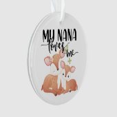 Doe et Fawn My Nana m'aime (devant)