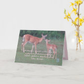 Doe & Fawn "Impressionist" Moederdag Kaart (Gele Bloem)