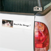 Doe geen drugs rare Bumpersticker (Op Truck)