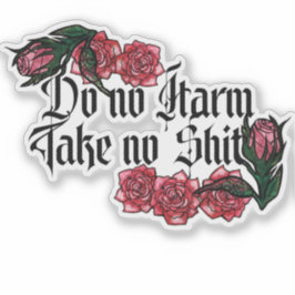 Doe geen Harm Sticker