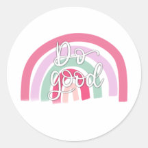 Doe Goed Regenboog Sticker