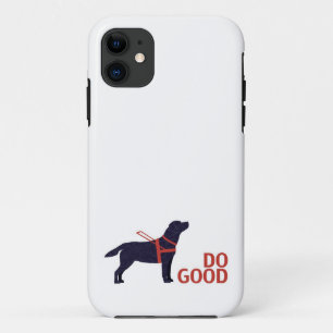 Doe goed - Service Dog - Black Lab iPhone 11 Hoesje