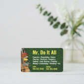 Doe het allemaal Handyman Visitekaartje (Staand voorkant)