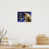 Doe het Beer niet Poster (Keuken)