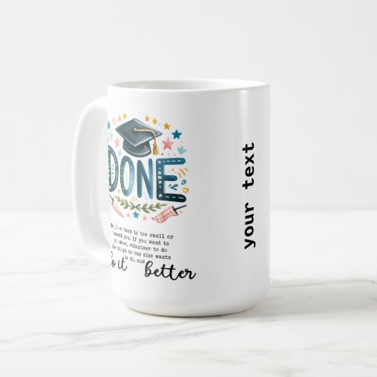 Doe het beter koffiemok (Voorkant links)