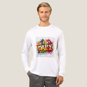 Doe het dagelijks – Zelfs als je je er niet toe ku Tri-Blend Shirt