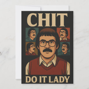 Doe het Dames Meme – Grappig Retro Citaat Design Kaart