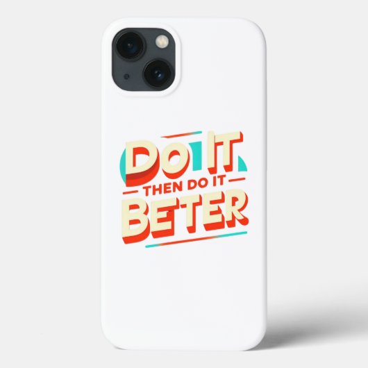 DOE HET DAN BETER Case-Mate iPhone CASE (Achterkant)