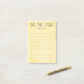 Doe Het Eventjes Later Post-it® Notes (Op bureau)