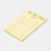Doe Het Eventjes Later Post-it® Notes (Schuin)