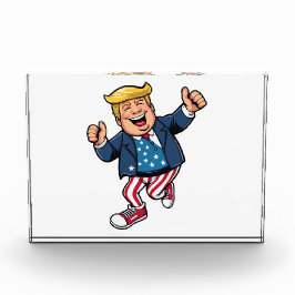 Doe het fotoblok van Trump