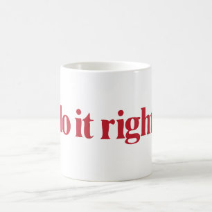"Doe het goed" Lettering Mok